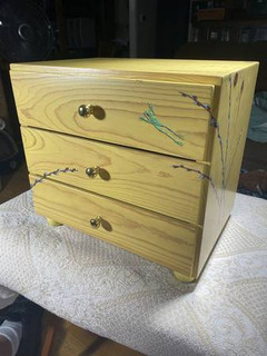 beautiful pine/cedar storage drawers