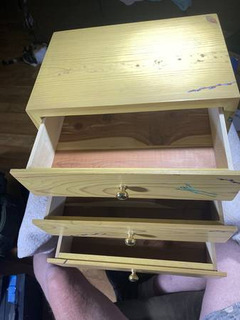 beautiful pine/cedar storage drawers - Image 9