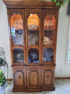 Antique Oak Hutch