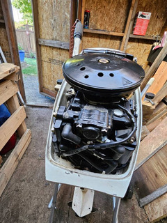 Johnson 15 boat motor - Image 4