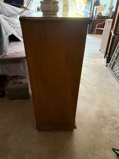 Vintage Pecan Bassett Dresser - Image 4