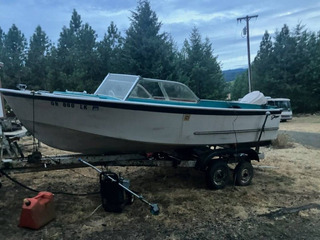 1965 classic boat and trailer