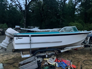 1965 classic boat and trailer - Image 3