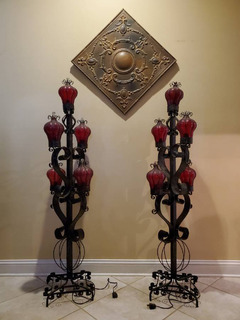 Spanish Revival Floor Lamps - Image 3