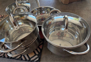 Parini pots and pans set stainless steel - Image 3