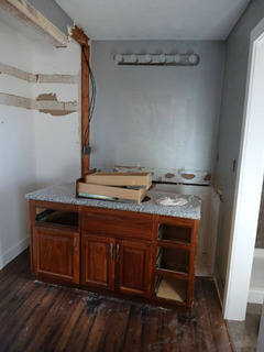 Bathroom vanity with sink