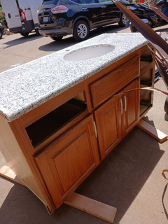Bathroom vanity with sink - Image 2