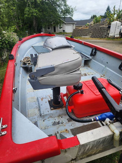 14' fiberglass boat - Image 3