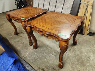 LARGE Beautiful side Tables With claw feet