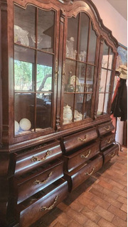 French Country China Cabinet - Image 2