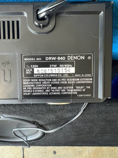 Denon Double Cassette Deck - Image 2