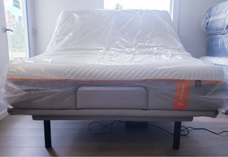 Queen TEMPUR-PEDIC Ergo Plus-Grey Adjustable Bed