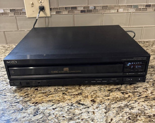 Vintage Sony 5 Disc CD player