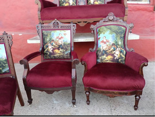 19th Century Eastlake parlor set like new - Image 6