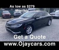 %100 Low Down Payment/ 2015 Chrysler 200 Bad Credit Cars
