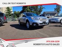 2013 Subaru Outback AWD All Wheel Drive 2.5i Premium 4dr Wagon CVT Wa Roberto's Auto Sales