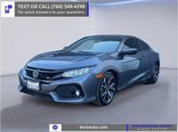 2018 Honda Civic Si Coupe - GOOD/BAD/NO CREDIT OK! + Escondido Auto Super Center
