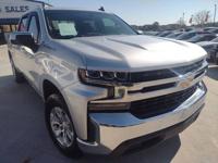 2019 Chevrolet Silverado 1500 LT 4dr 4x2. Financing Available silver Houston - Image 2