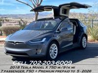 2018 Tesla Model X 75D w/92k miles, FSD prepaid to 5-20-2026 Las Vegas - Image 2