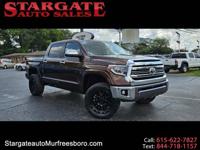2017 Toyota Tundra 1794 Edition Crew Max 4WD 5.7L FFV NW Broad St Murfreesboro, TN 37129