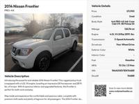 2014 Nissan Frontire PRO-4X ROSLYN HEIGHTS - Image 3