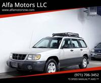 2000 SUBARU FORESTER L AWD! 5 SPEED MANUAL *Timing belt Water P. Done Portland