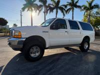 2001 Ford Excursion Limited 7.3L Power Stroke Diesel 2WD White Tan - Image 6