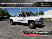 1999 Dodge Ram 3500 Extended Cab Long Bed Dually – 5.9L Cummins Diesel