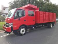 2020 Hino 195 Crew Cab Diesel 14' Dump Bed Truck with Power Lift Gate NATION WIDE - Image 2