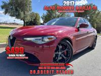 2017 ALFA ROMEO GULIA DOWN! WE DONT SAY NO! WE HAVE OUR OWN BANK! FREE CREDIT REPAIR
