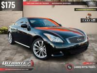 /mo - 2010 Infiniti G37 G 37 G-37 Coupe Journey WE FINANCE ALL CRE CALL (480) 573-7661 ULTIMATE POWERSPORTS