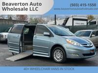 2008 Toyota Sienna Limited - WHEELCHAIR VAN / INFLOOR RAMP / SWIVEL Wheeelchair van in beaverton - Image 2