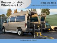 2008 Ford E350 Econoline Wheelchair Van- 1-OWNER / 78K MI / 48 RECORDS Ford E-350 Wheelchair van in Beaverton