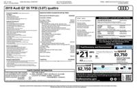 2019 Audi Q7 AWD All Wheel Drive Prestige Package Panoramic Moonroof S Est. payment OAC† - Image 8