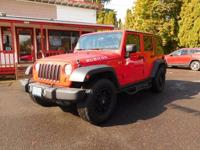 2012 Jeep Wrangler Unlimited Rubicon suv Flame RedCALL 503-836-3777 FOR AVAILABILITY - Image 2