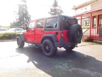 2012 Jeep Wrangler Unlimited Rubicon suv Flame RedCALL 503-836-3777 FOR AVAILABILITY - Image 5
