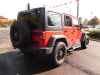 2012 Jeep Wrangler Unlimited Rubicon suv Flame RedCALL 503-836-3777 FOR AVAILABILITY - Image 7