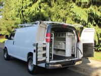 2017 CHEVROLET EXPRESS G3500 CARGO VAN*RACKS*SHELVES*LOADED*EXCELLENT BELLEVUE*CARGO VAN-WORK READY TODAY!