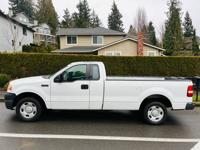 1 OWNER "2007 ford f150 XL,V-6 W/8ft Long bed "SVC/REC Clean HISTORY kirkland