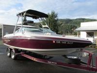 2005 Blue Water Sun Setter 22' V8 Tower Bowrider Clean Springfield, OR - Image 2