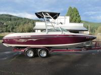 2005 Blue Water Sun Setter 22' V8 Tower Bowrider Clean Springfield, OR - Image 3