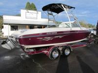 2005 Blue Water Sun Setter 22' V8 Tower Bowrider Clean Springfield, OR - Image 4