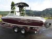 2005 Blue Water Sun Setter 22' V8 Tower Bowrider Clean Springfield, OR - Image 6