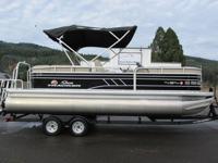 2021 Sun Tracker Party Barge 22DLX 150HP Low Hour Pontoon Springfield, OR - Image 3