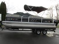 2021 Sun Tracker Party Barge 22DLX 150HP Low Hour Pontoon Springfield, OR - Image 7