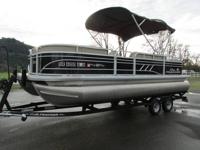 2021 Sun Tracker Party Barge 22DLX 150HP Low Hour Pontoon Springfield, OR - Image 8