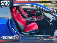 /mo - 2017 Lexus RC F Ultrasonic Blue W/ Red Interior WE FINANCE A CALL (480) 573-7661 ULTIMATE POWERSPORTS - Image 10