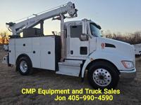 2020 Kenworth T270 12000lb 30ft Crane Non CDL Mechanics Service Truck W Hefner Rd El Reno, Ok 73036