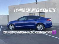 1 Owner 2015 Ford Fusion SE 53K Miles 35 MPG HWY Well Maintained Star Yelp Rating - Financing Available - Image 2