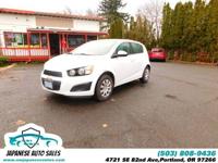 2014 Chevy Chevrolet Sonic LS hatchback Summit White CALL 503-836-3777 FOR AVAILABILITY - Image 2